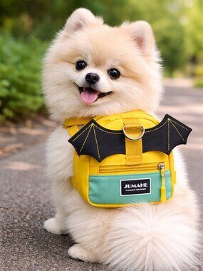 Pet Designer Style: Bat-Wing Harness Backpack